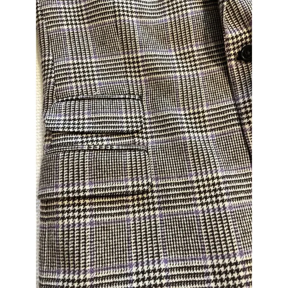 Peter Millar Tweed Houndstooth Wool Cashmere Blazer Sports Coat 46T Canada Union